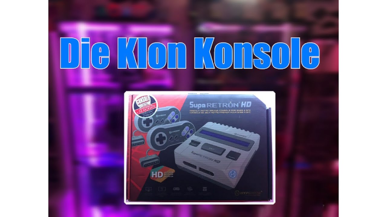 Die Klon Konsole des Super Nintendo Entertainment System UNBOXING Hyperkin
