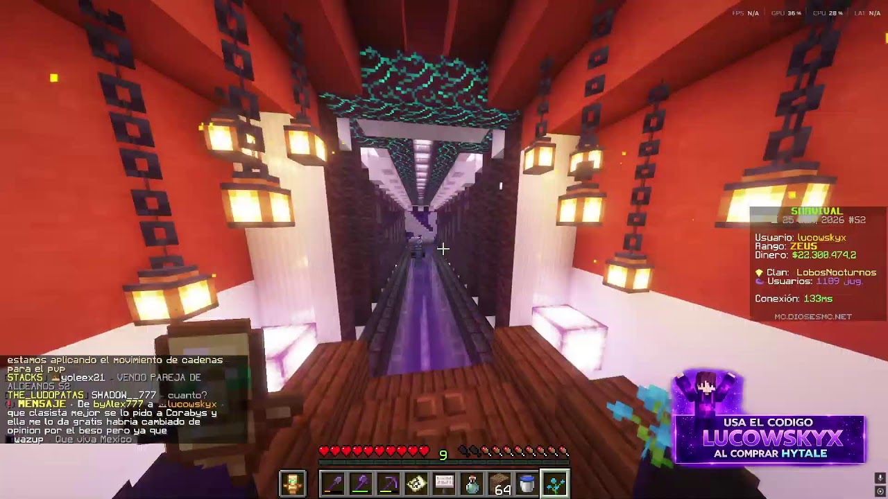 Se que estas ahi, chismoso... Terraformando Muralla de mi Dios Vegetta777...  en DiosesMc