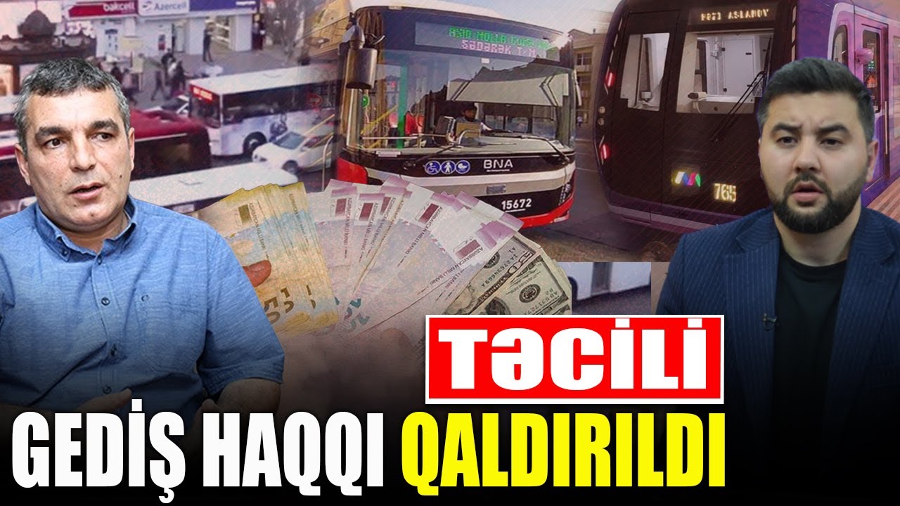 TƏCİLİ! Gediş haqqı QALDIRILDI - Natiq Cəfərli ilə QIRMIZI MASA Prime TV