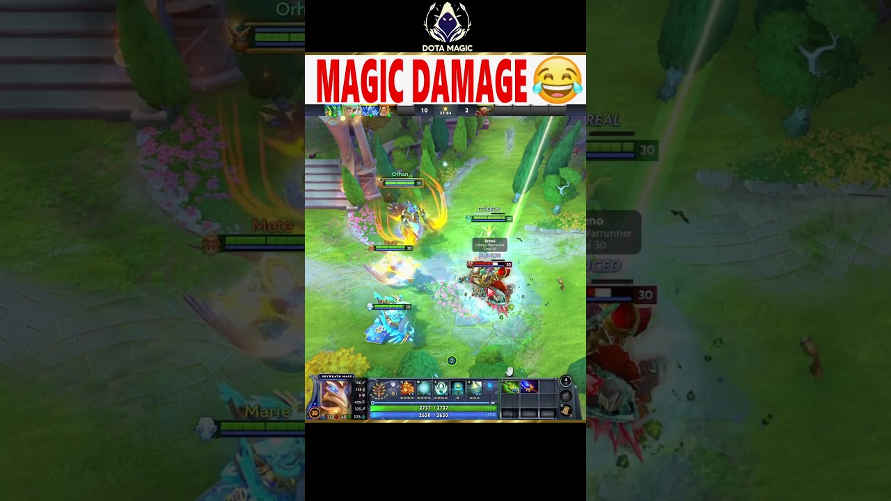Magic resistance reduction + Magic spell amp 😂 #dota2