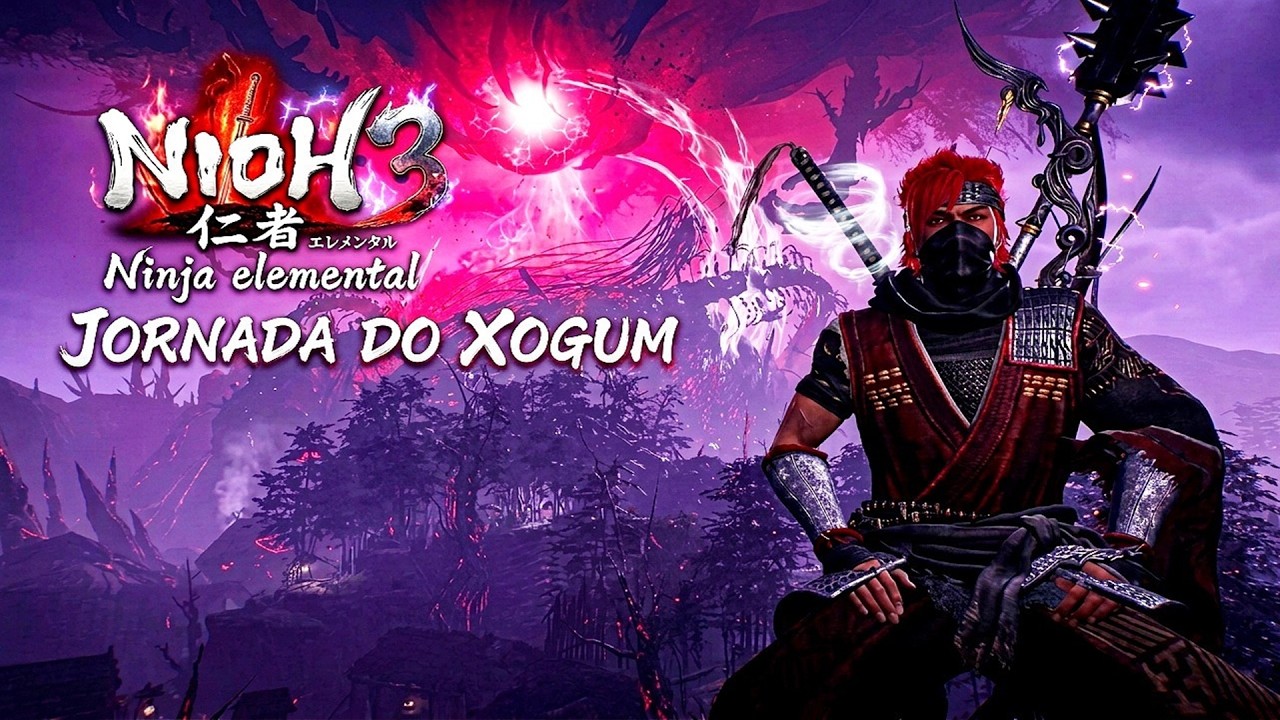 Nioh 3 - Ninja Elemental + Samurai da Paralisia  Jornada do Xogum.
