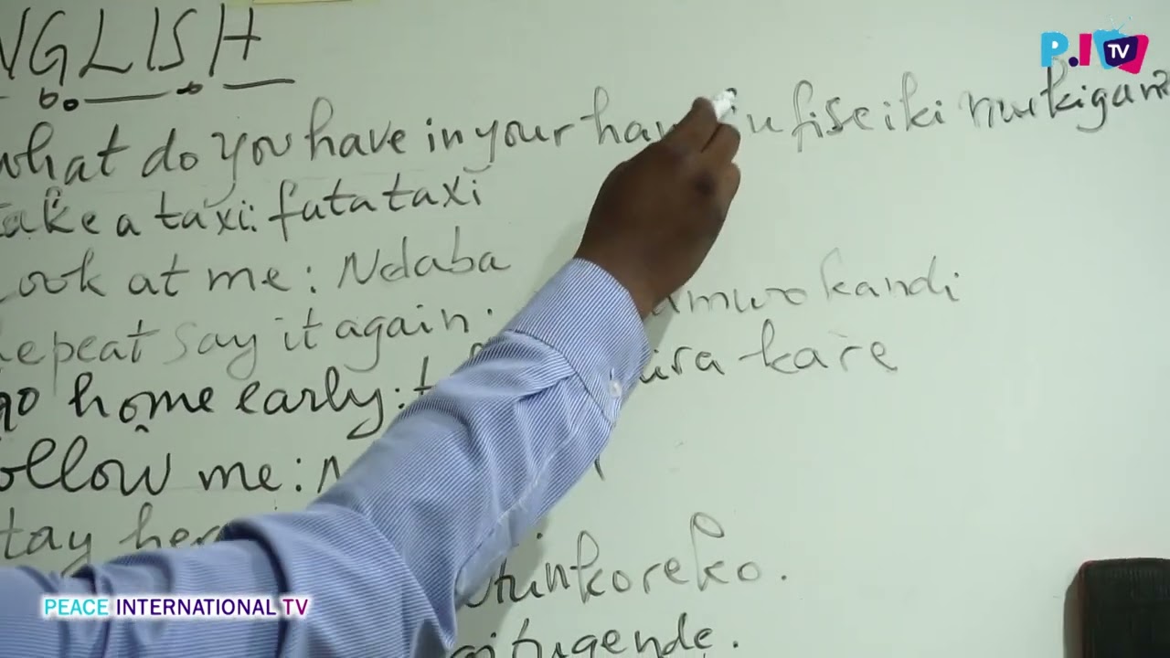 Here useful  sentences in english to kirundi