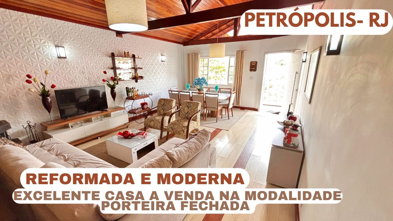 PORTEIRA FECHADA! EXCELENTE IMÓVEL A VENDA EM BAIRRO TRANQUILO E FAMILIAR - PETRÓPOLIS/RJ