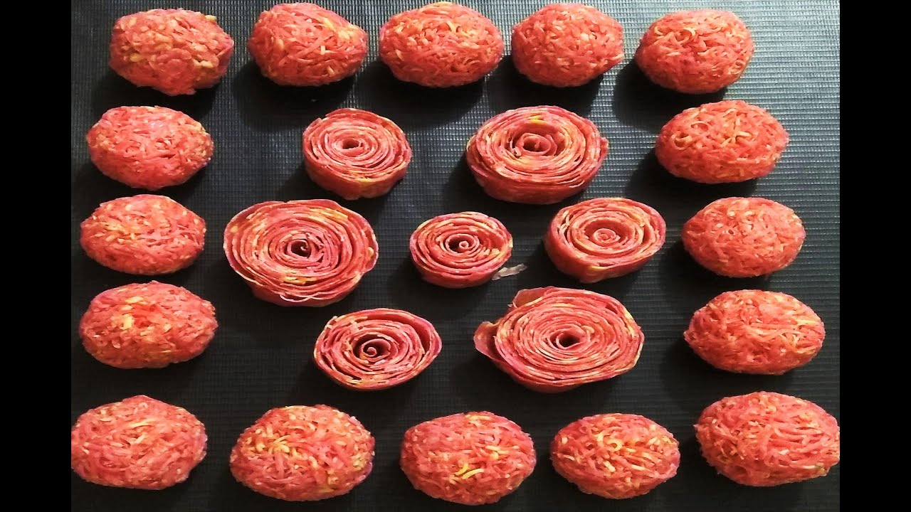 Red Soap Balls & Rosettes🌹🌹 Relaxing Crunchy ASMR soap crushing sound