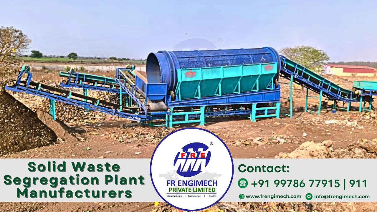 Solid Waste Segregation Plant Manufacturers in India | FR Engimech Pvt Ltd #SolidWastePlant