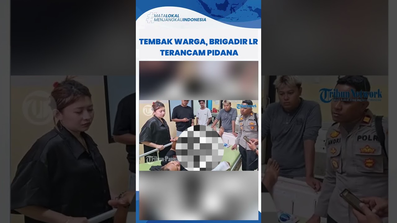 Anggota Polda Papua, Brigadir LR Membabi Buta Tembak Warga