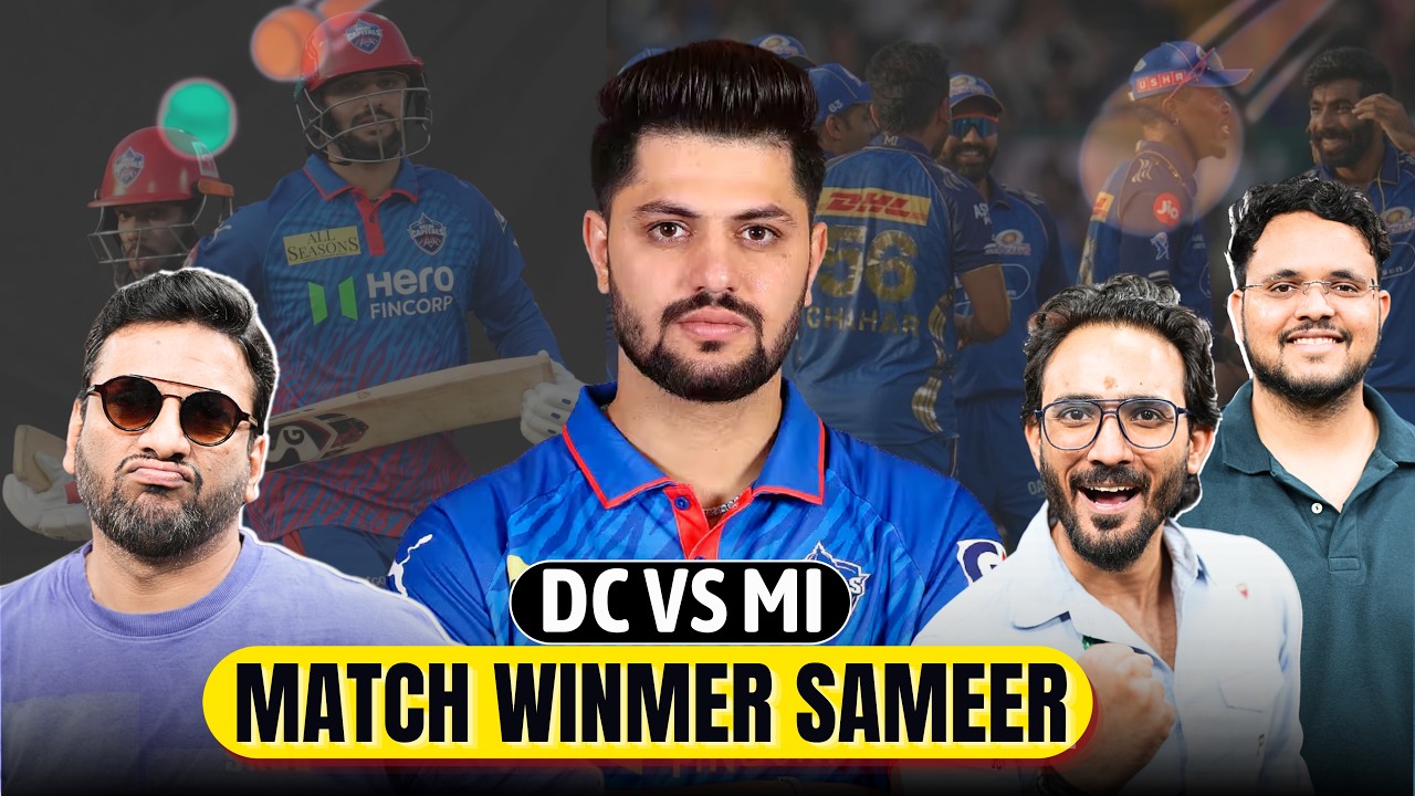 🔴SAMEER RIZVI, A STAR IS BORN. MUMBAI INDIANS or BUMRAH INDIANS? ROHIT SKY TUK TUK