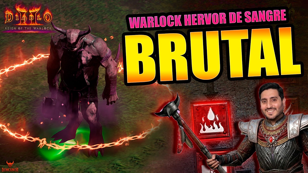¡La Build MÁS BRUTAL de Minions Demonios! - Warlock Hervor de Sangre  | Temporada 13 Diablo 2 RotW