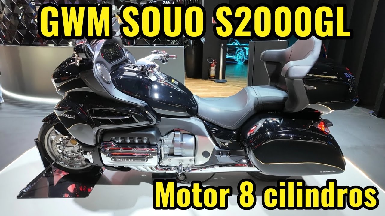 GWM SOUO S2000GL - Moto com 8 cilindros vem para o Brasil?