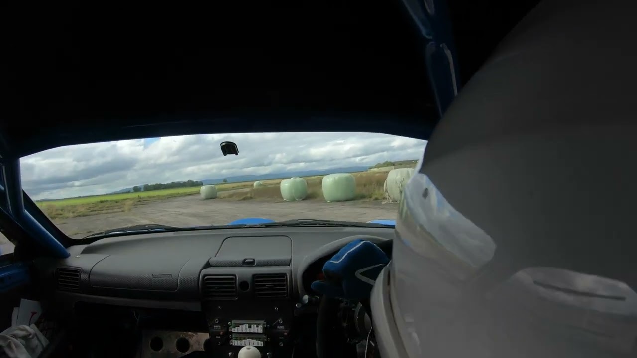 RSA BallyKelly Shackleton In car, 9th Sept 2023, Robert Erwin - Toyota MR2 Honda, passing MK2 escort