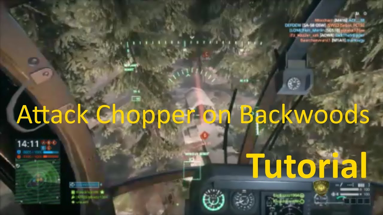 Battlefield Hardline - Attack Chopper Tutorial for Backwoods