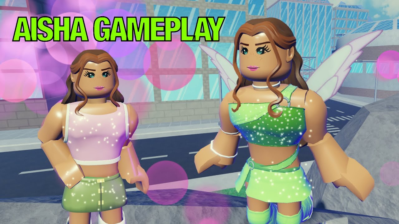 Aisha Gameplay | HEROES ONLINE WORLD ROBLOX