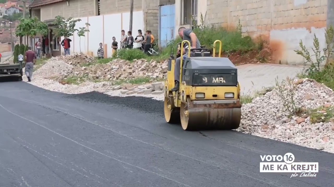 Asfaltimi i rrugës brenda fshatit Llërcë