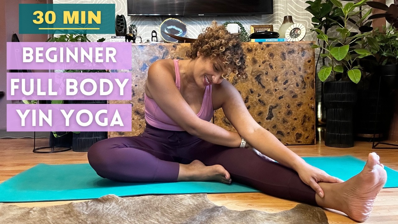 30 Min Full Body Yin Yoga - Relax and Release Tension in the Body (Beginner Friendly)