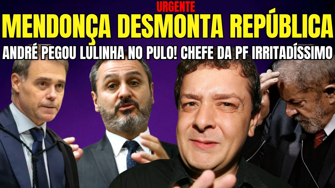 URGENTE MENDONÇA NA SURDINA ACABA DE PEGAR LULINHA NO PULO INDICIADO! CHEFE DA PF ESTÁ IRRITADÍSSIMO