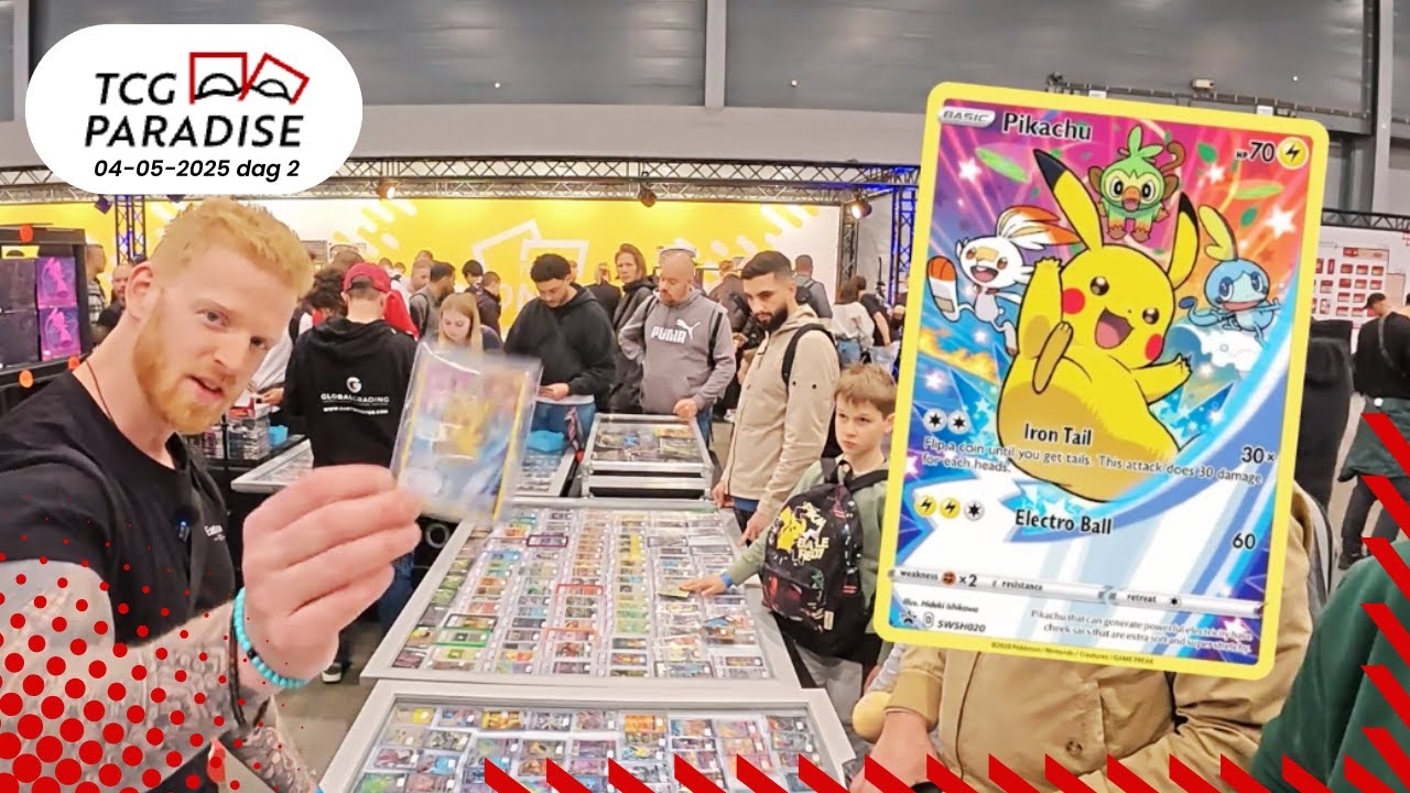 Pikachu, Vendor POV Eastwood TCG I TCG Paradise Dag 2 04-05-25 #pov #tcg #pokemon
