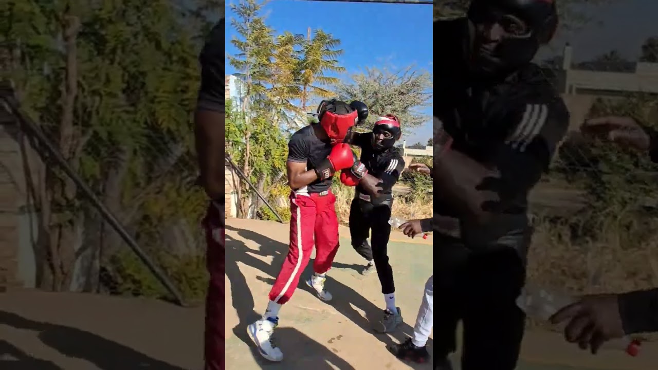 Heated sparring Army & Dube