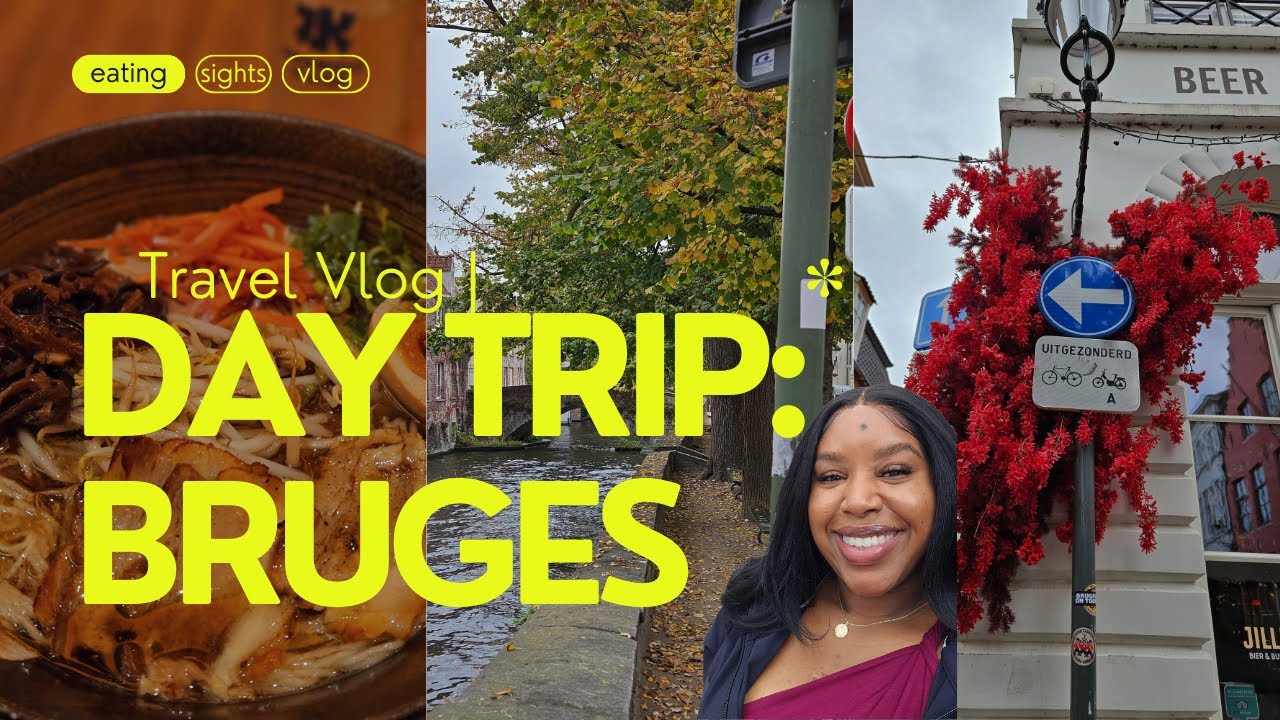A Cozy Day Trip to Bruges | Canals, Chocolate & Ramen