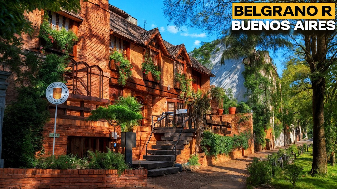 Belgrano R City Walk 🇦🇷 | One of the Most Beautiful Areas of Buenos Aires 🏡