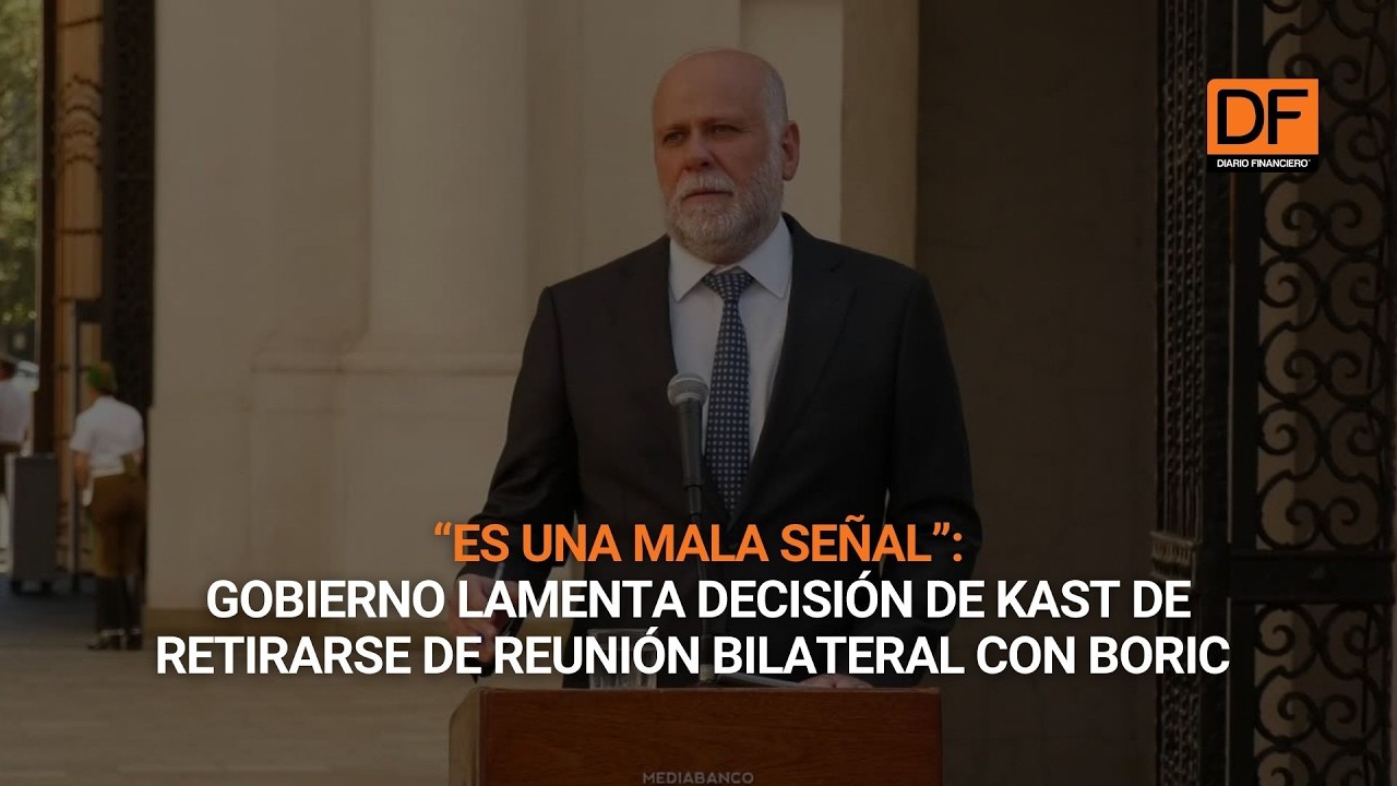 “Es una mala señal”: Gobierno lamenta decisión de Kast de retirarse de reunión bilateral con Boric