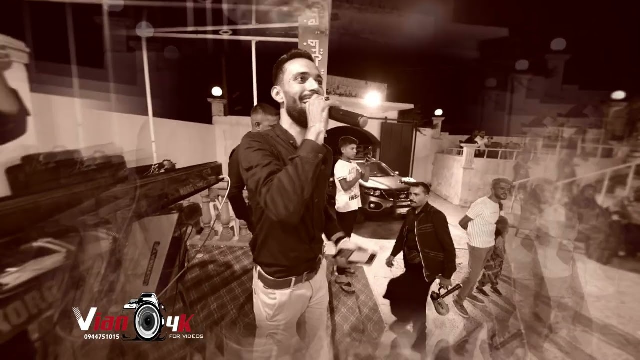الفنان ابراهيم الاغا وعازف الاورغ حسين الياسين حفلة حديفات جنديرس