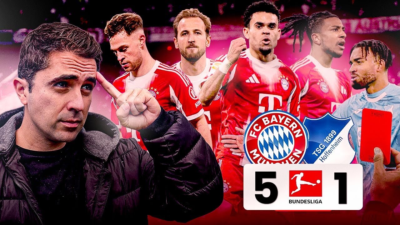LUÍS DÍAZ DÁ SHOW E LIDERA BAYERN EM GOLEADA 