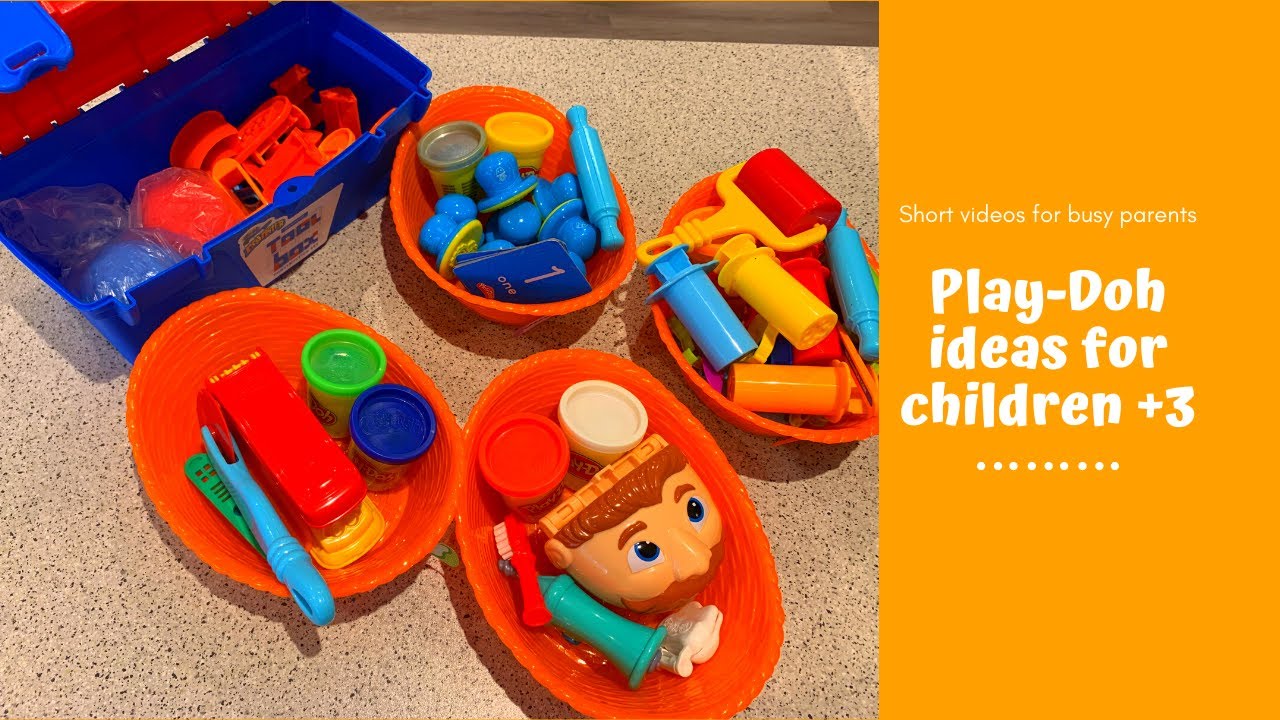 Play Doh ideas for children +3