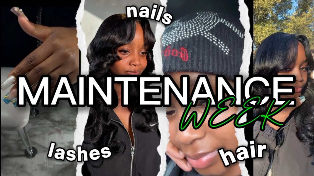 Maintenance Vlog | hair, nails, first time getting lashes, photoshoot etc!