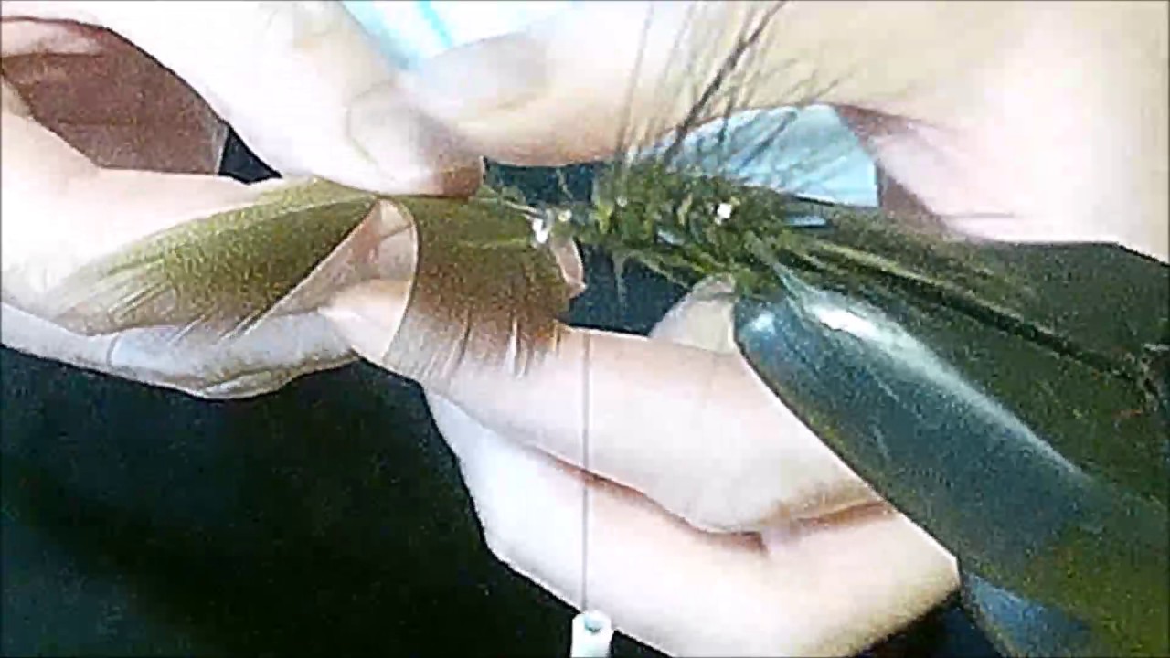 tying a sooty olive dabbler wet fly