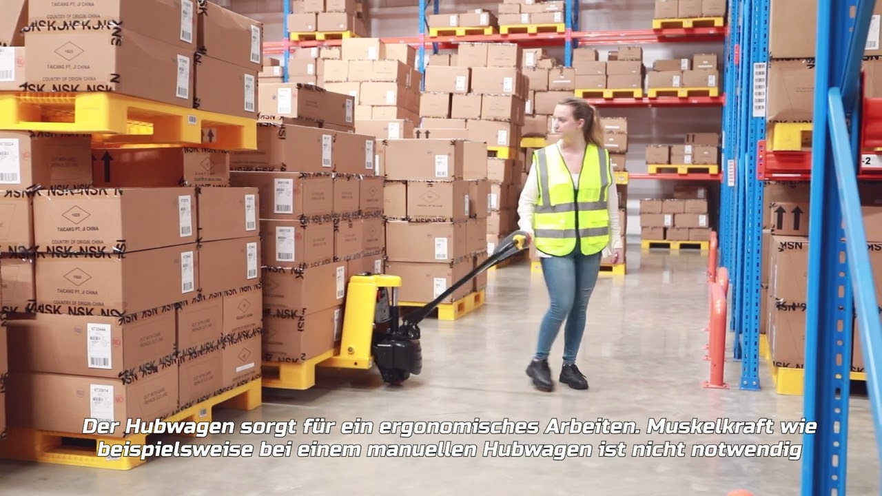 Elektrohubwagen E15Li und E20Li von OSWALD Transportgeräte