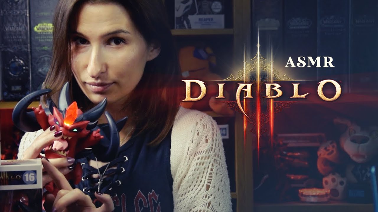 ASMR | Moja kolekcja gadżetów z Diablo | Szept, Ciche dźwięki, ASMR po Polsku