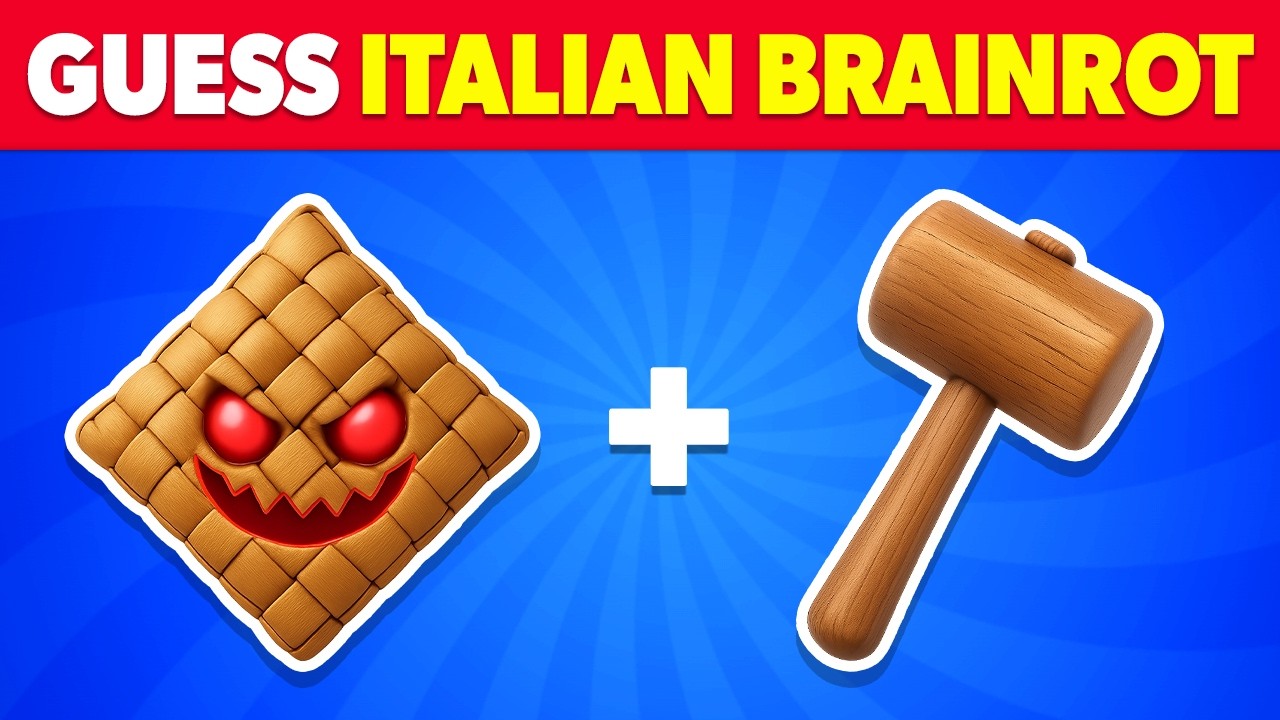 Guess the Italian Brainrot Memes by Emoji 🧠⚽🧢 Brainrot Quiz