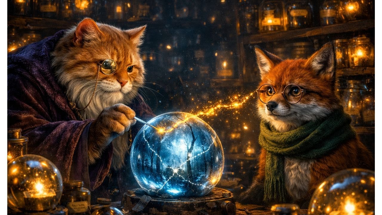 Можно ли обмениваться воспоминаниями? 🔮 Лиса и кот-восстановитель снов! | Общество защиты животных