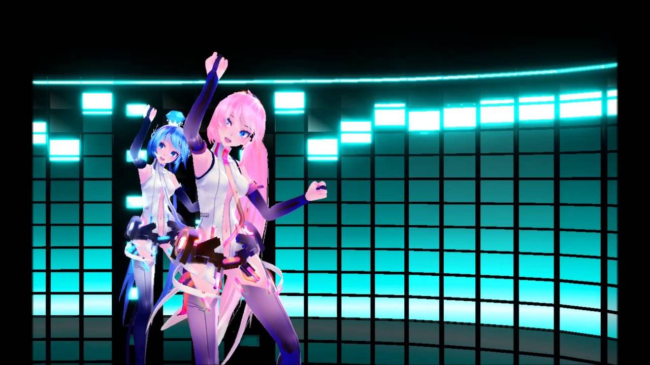 【MMD】 被害妄想携帯女子（笑）【Aoki Lapis & Luka Megurine & MEIKO】