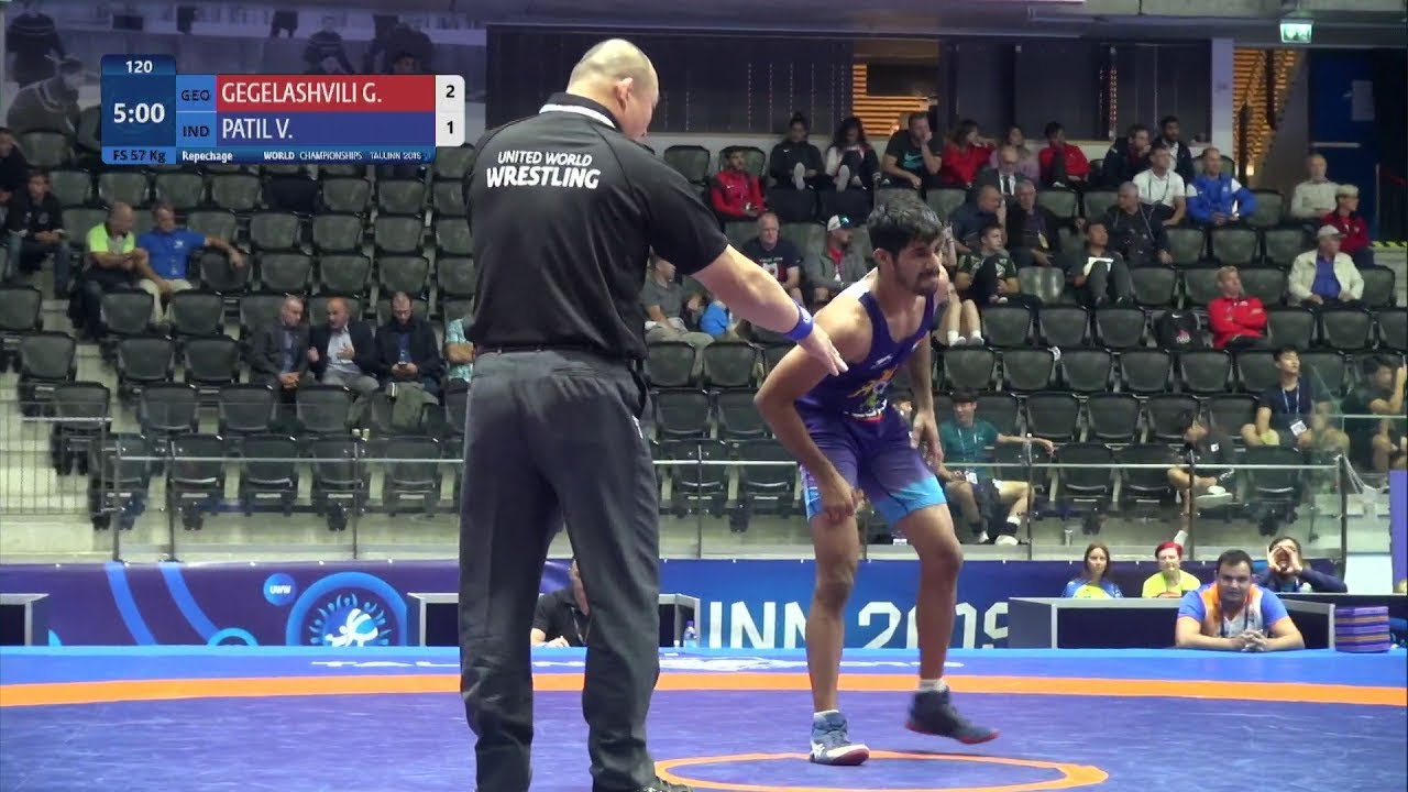 G. GEGELASHVILI (GEO) v. V. PATIL (IND) | FS 57 kg | Repechage