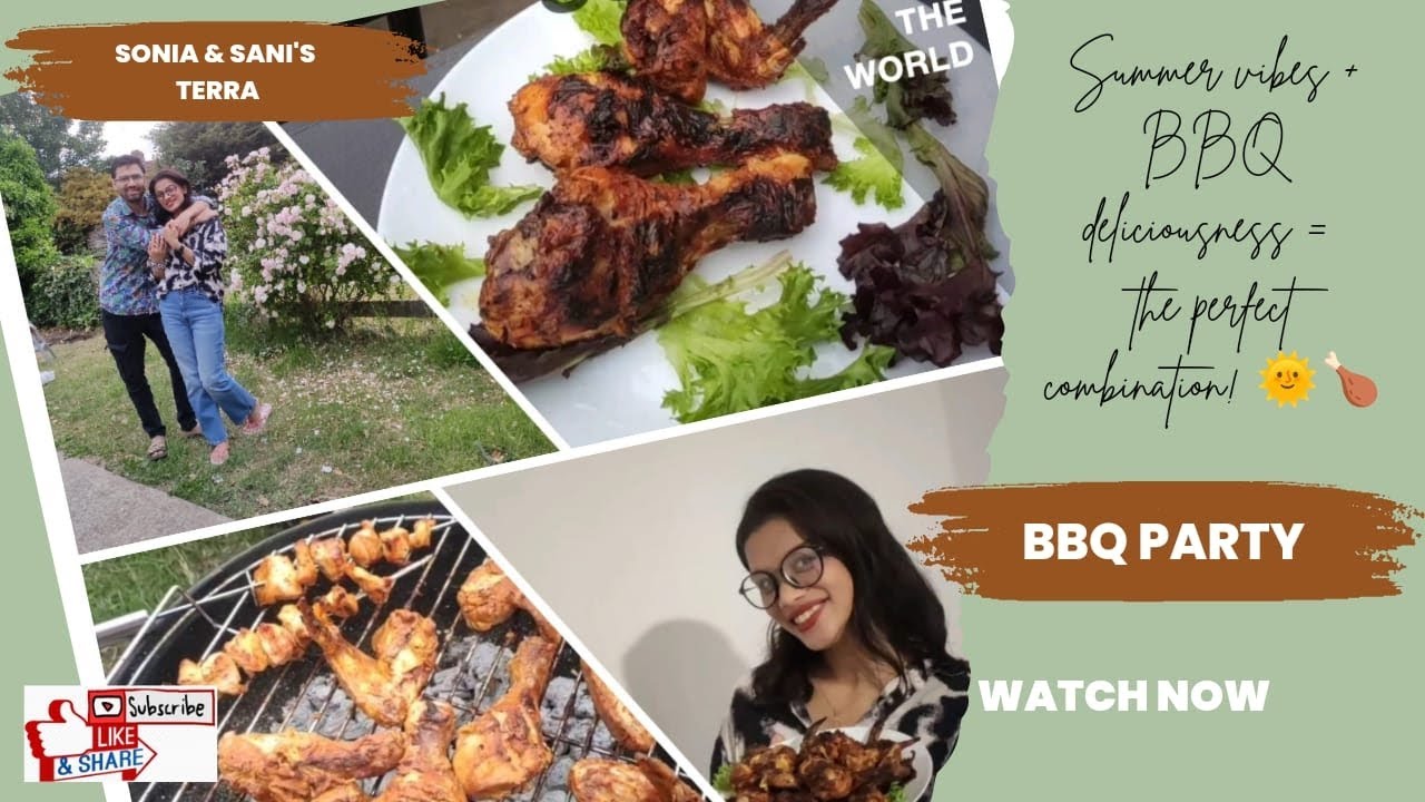 Summer BBQ Extravaganza:Delicious Food, Fun, and Sun || Summer BBQ || Sonia&Sani || 2023