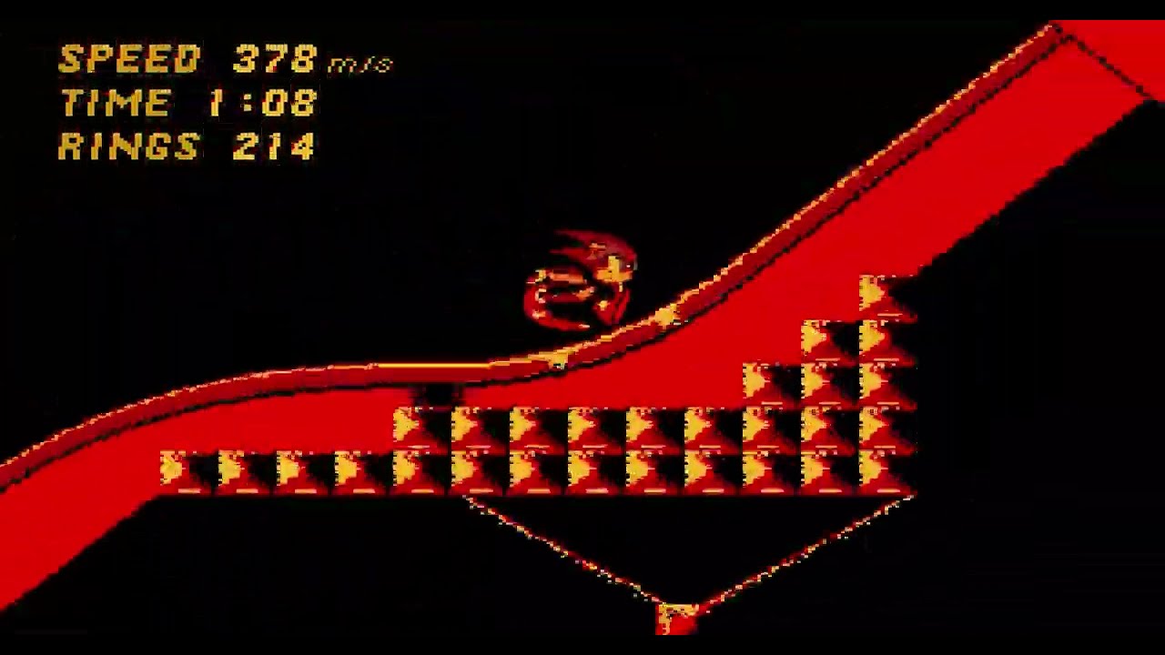 sonic running for his life