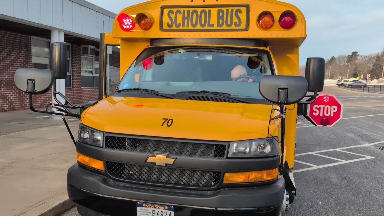 BRAND NEW 2027 THOMAS MINOTOUR SCHOOL BUS + Coach Bus & 2027 Bluebird Vision Gas startup