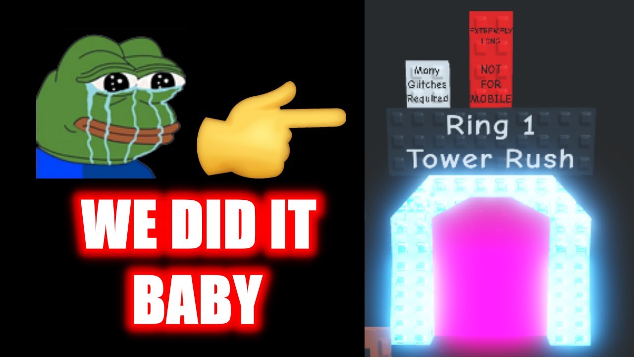 What It's Like to Beat JToH Ring 1 Tower Rush
