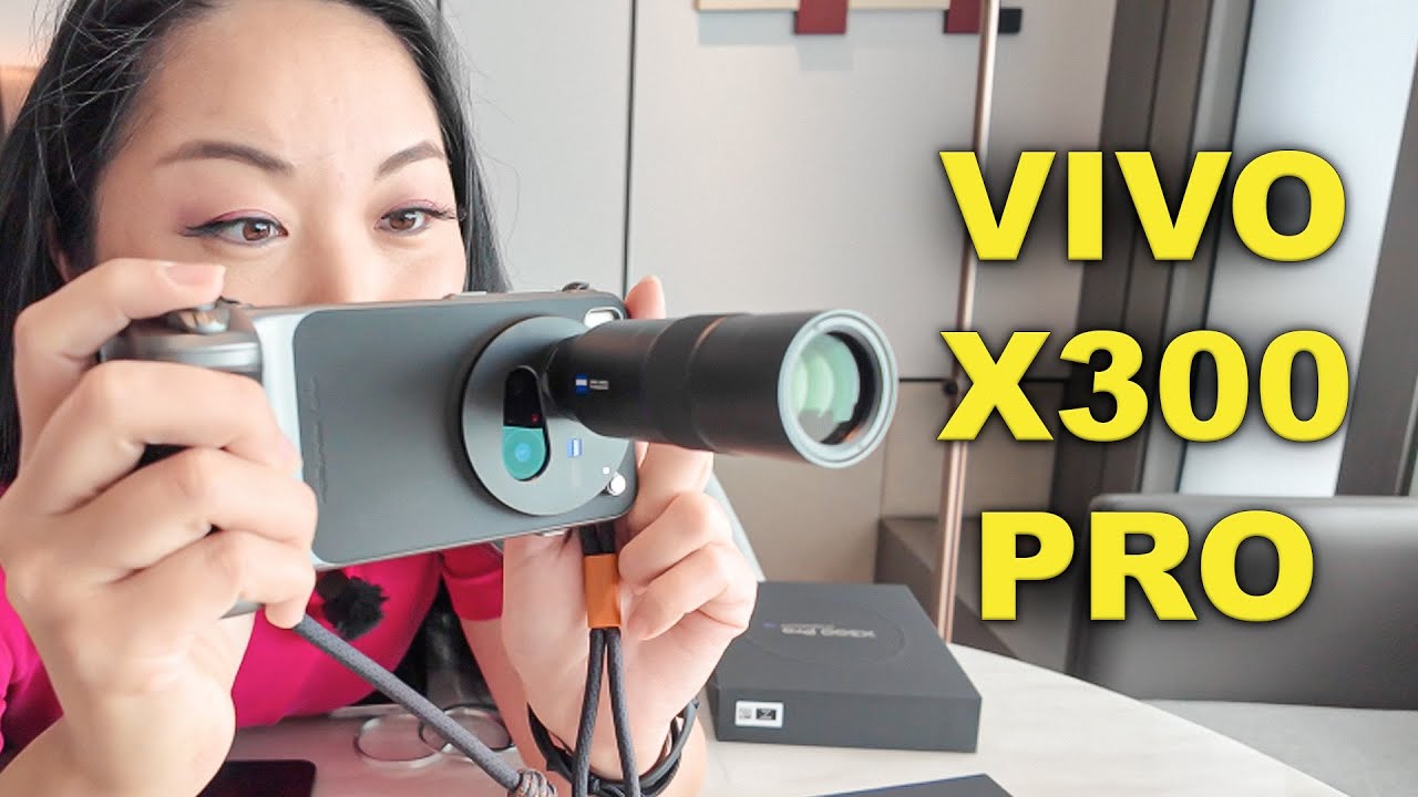 Vivo X300 Pro Kit fotografico! Melhor Zoom do mercado