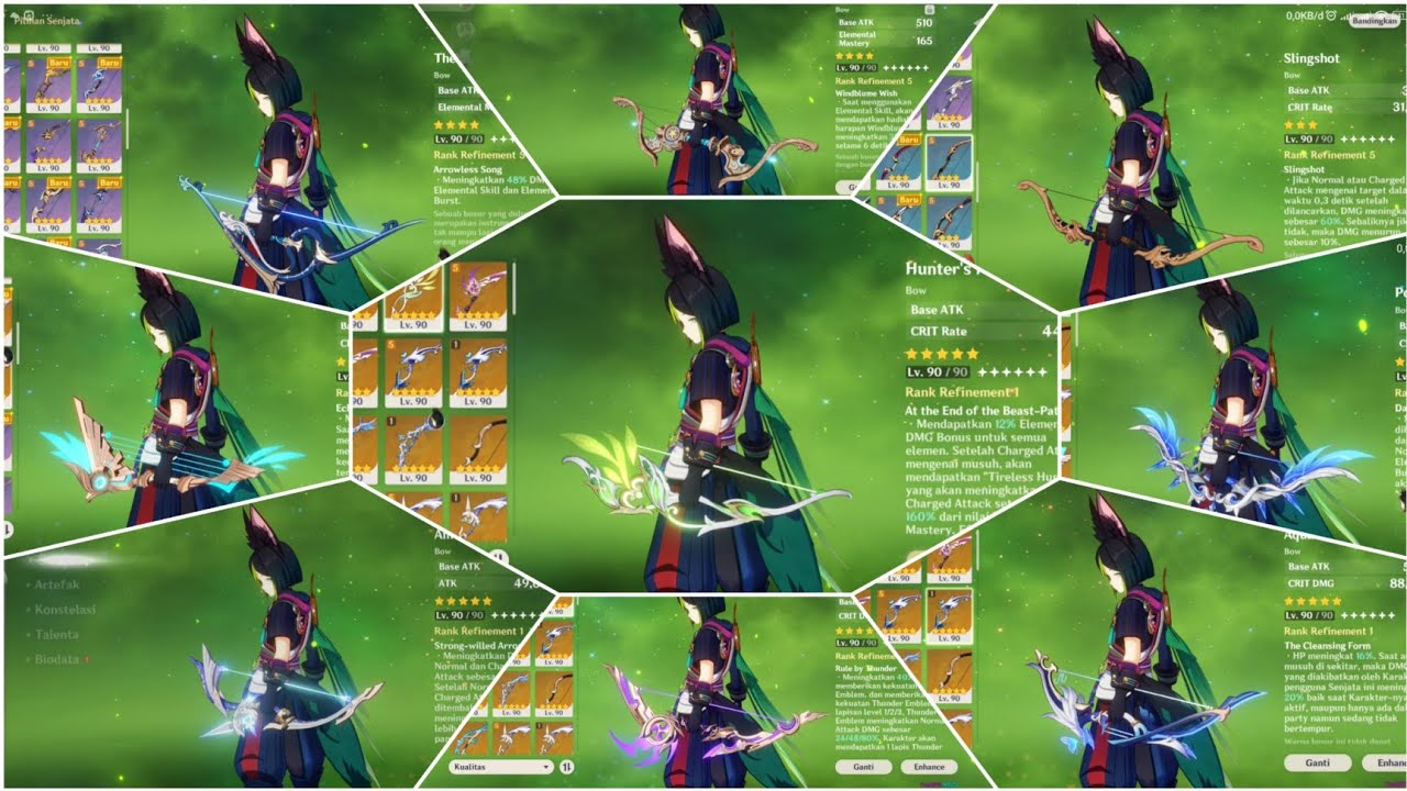 TIGHNARI WEAPON COMPARISON - *3 *4 *5
