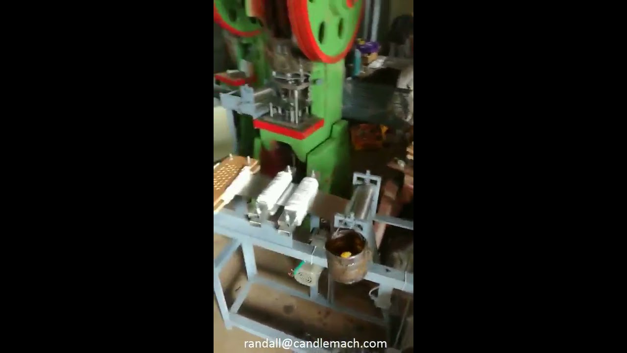 CM-24 Tealight Aluminium Cup Machine Working