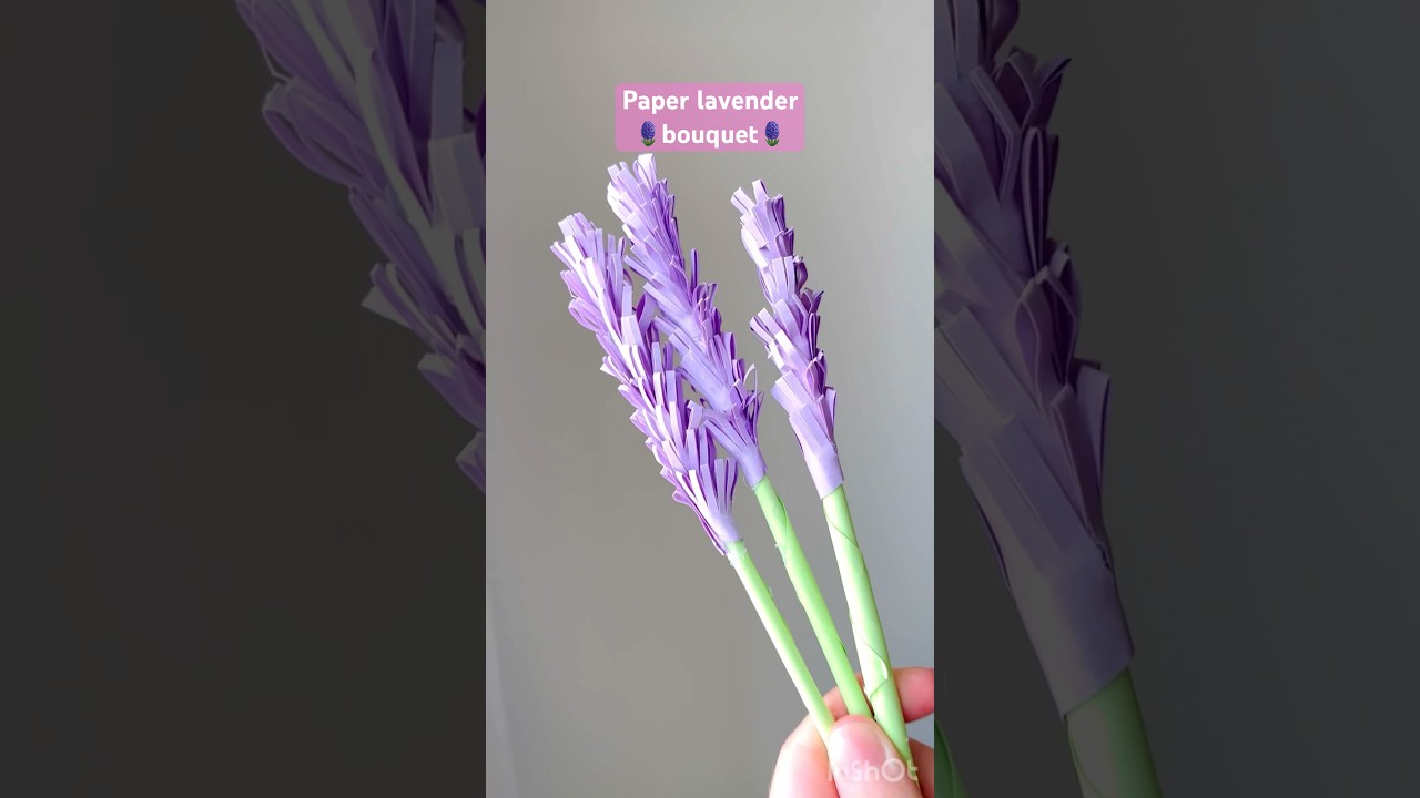 Paper lavender bouquet🪻