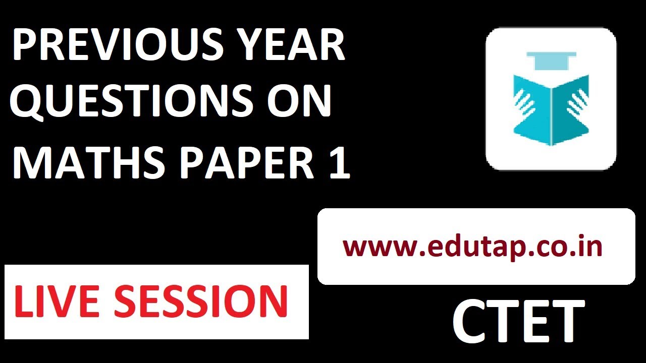 Previous Year Question on Maths Paper 1 | CTET 2018 | UPTET | KVS | DSSB | PSTET|