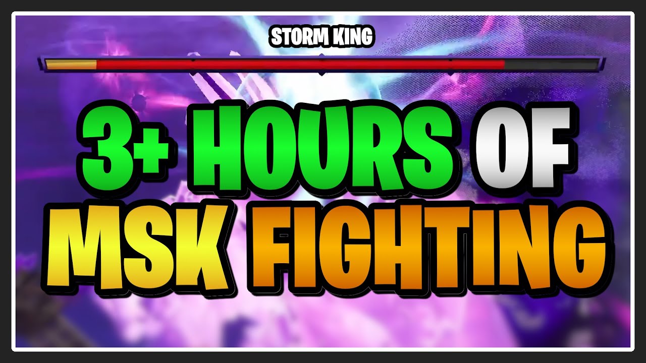 Over 3 HOURS of Mythic Storm King Fights! | Fortnite Save the World