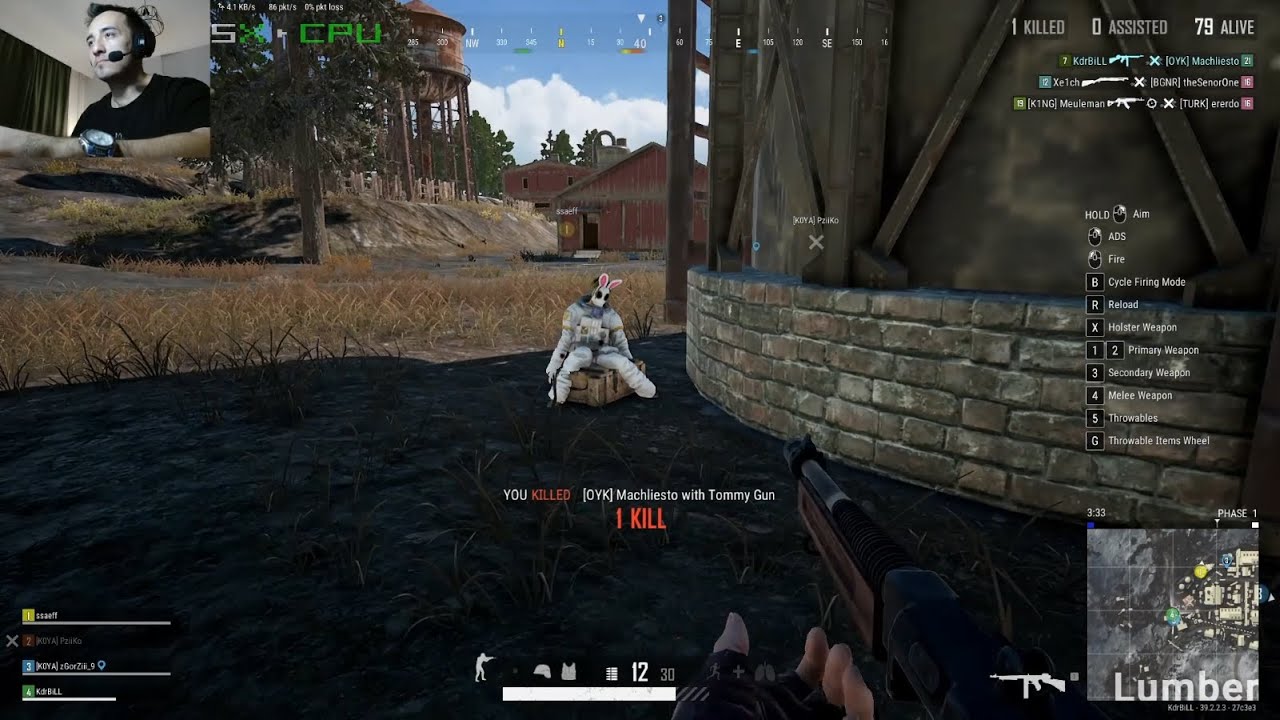 High IQ Plays | PUBG Highlights - I killed BadBunny
