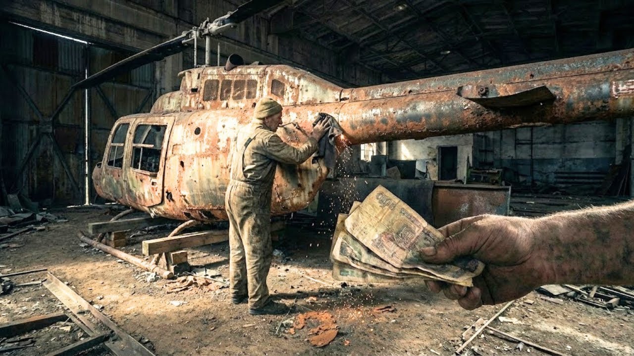ASMR Car Restoration: Bell 206 JetRanger Helicopter | Extreme Corrosion to Pristine Rebirth