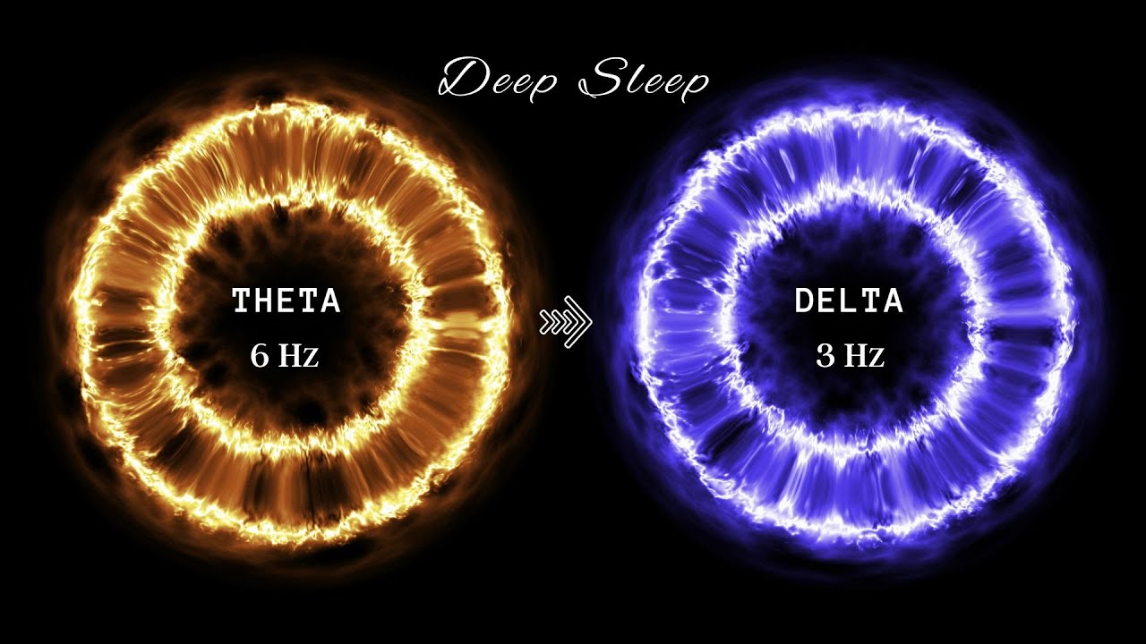 THETA To DELTA [3-6 Hz] Brainwaves ✦ Deep SLEEP Music ✦ Heal INSOMNIA ✦ Binaural Beats ✦ Fall ASLEEP