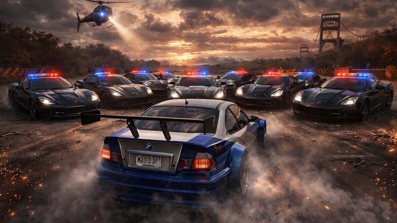 FINAL PERSECUCIÓN / BMW M3 GTR / NFS MW 2005 (STUFF) 1080P 
