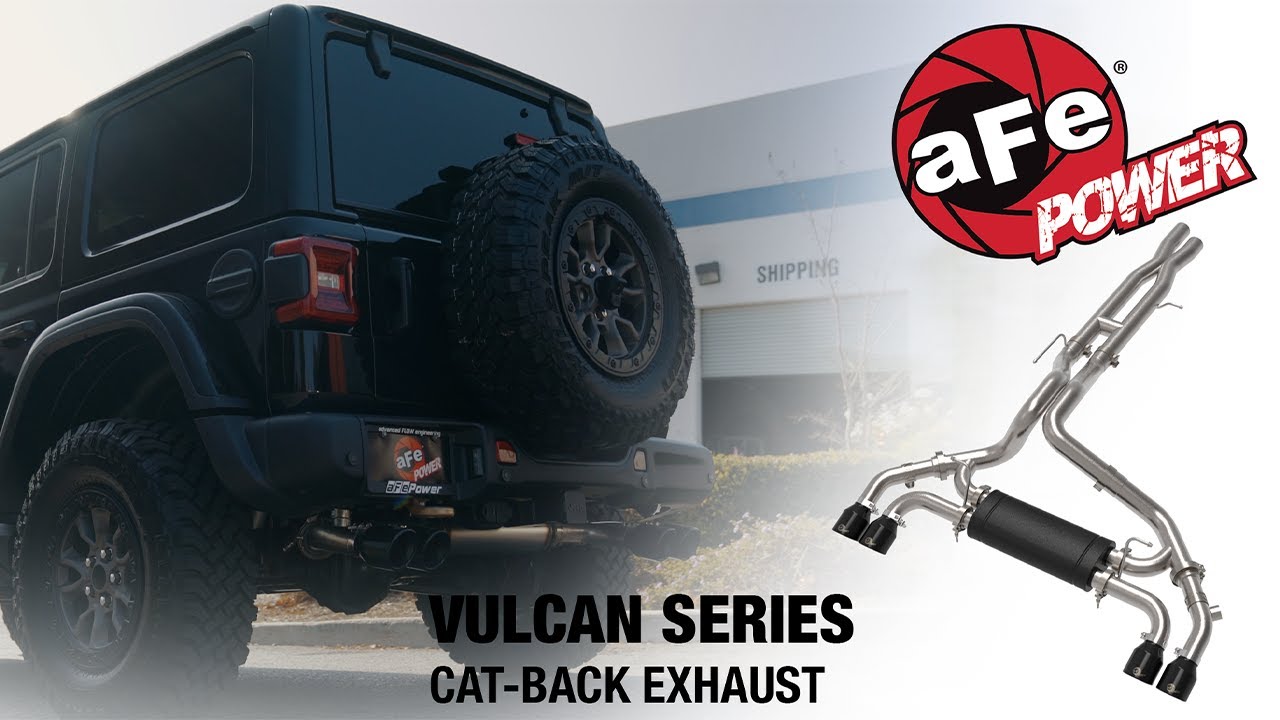 aFe POWER 2021 Wrangler Rubicon 392 6.4L Vulcan Series Cat-Back Exhaust #Jeep #hemi #exhaustsound